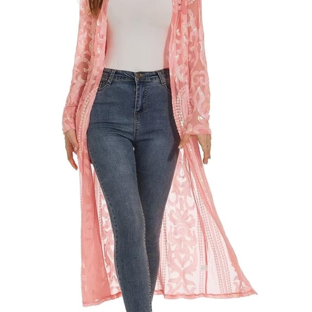 Sequined Long Duster - image 4